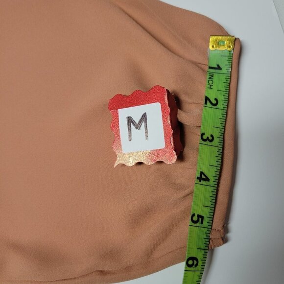 TAN Brown Caramel Blouse Top,various Sizes M, L- NEW - Picture 16 of 16
